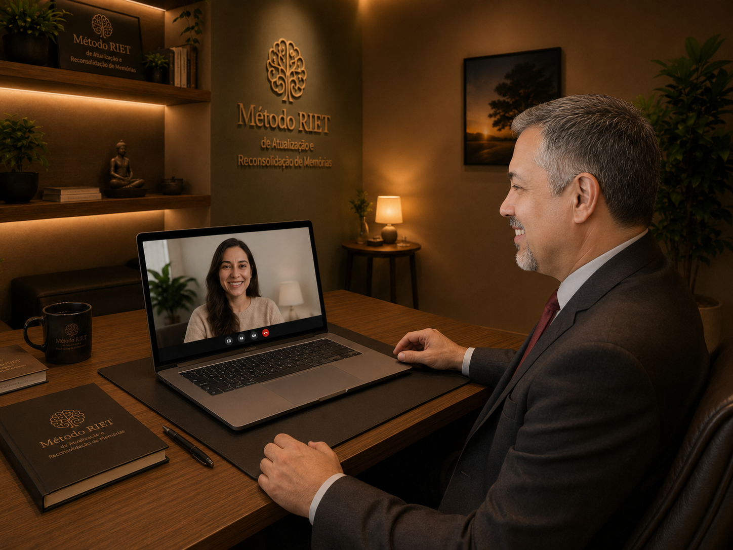 Sessão de mapeamento clínico com Upheal — Hipnoterapia presencial e online em Porto Alegre